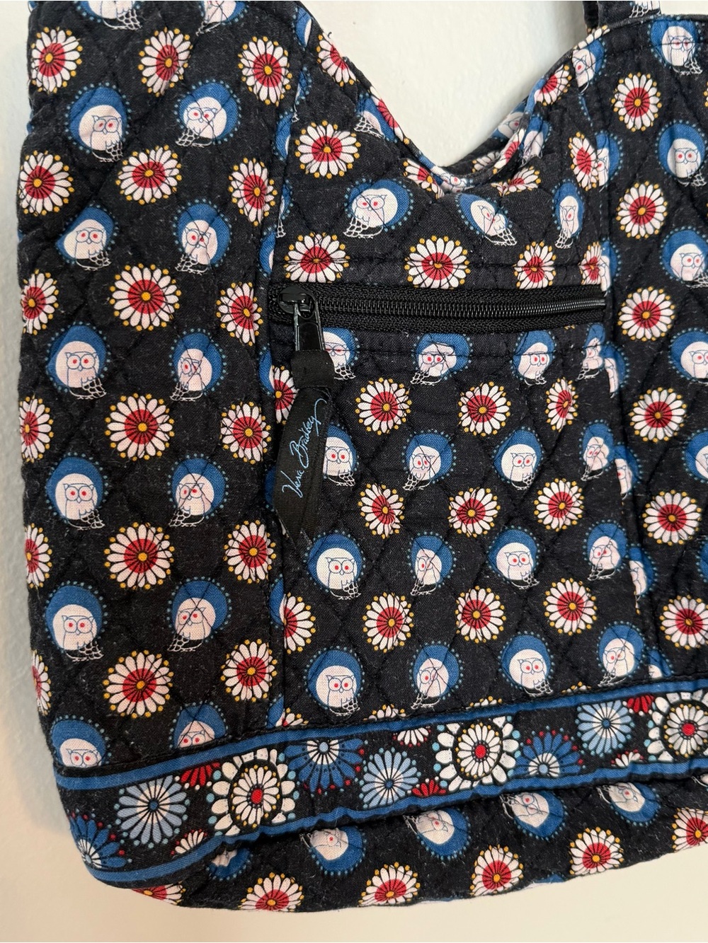 Vera Bradley Tote Purse Night Owl Pattern - Picture 4 of 7